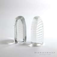 Picture of ICEBERG BOOKENDS-DEWDROP CLEAR