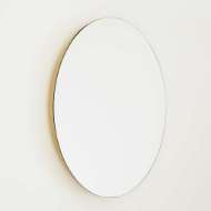 Picture of FRAMELESS MIRROR-ANTIQUE BRASS