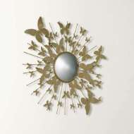 Picture of BUTTERFLY MIRROR-SATIN BRASS