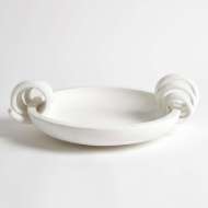 Picture of RIBBON HANDLE COMPOTE-MATTE WHITE