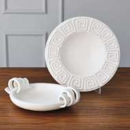 Picture of RIBBON HANDLE COMPOTE-MATTE WHITE