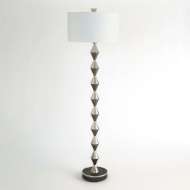 Picture of ITALIAN DIAMOND FLOOR LAMP-GUNMETAL/NICKEL