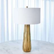 Picture of CHASED ROUND TABLE LAMP-ANTIQUE BRASS