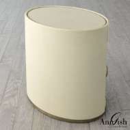 Picture of ELLIPSE BEDSIDE CABINET-IVORY