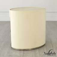 Picture of ELLIPSE BEDSIDE CABINET-IVORY