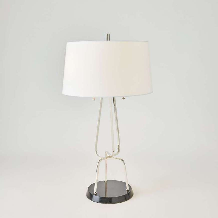 Picture of INTERSECTING LAMP-NICKEL