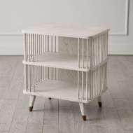 Picture of ARBOR THREE TIER SIDE TABLE-WHITEWASHED FINISH