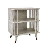 Picture of ARBOR THREE TIER SIDE TABLE-WHITEWASHED FINISH