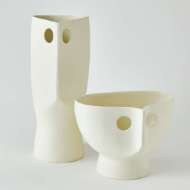 Picture of POPEYE VASE-WHITE