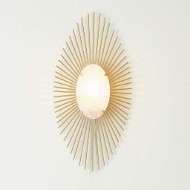 Picture of RADIAL BURST ELECTRIFIED WALL SCONCE-GOLD-HW