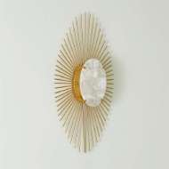 Picture of RADIAL BURST ELECTRIFIED WALL SCONCE-GOLD-HW