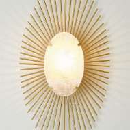 Picture of RADIAL BURST ELECTRIFIED WALL SCONCE-GOLD-HW