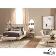 Picture of ELLIPSE KING BED-IVORY