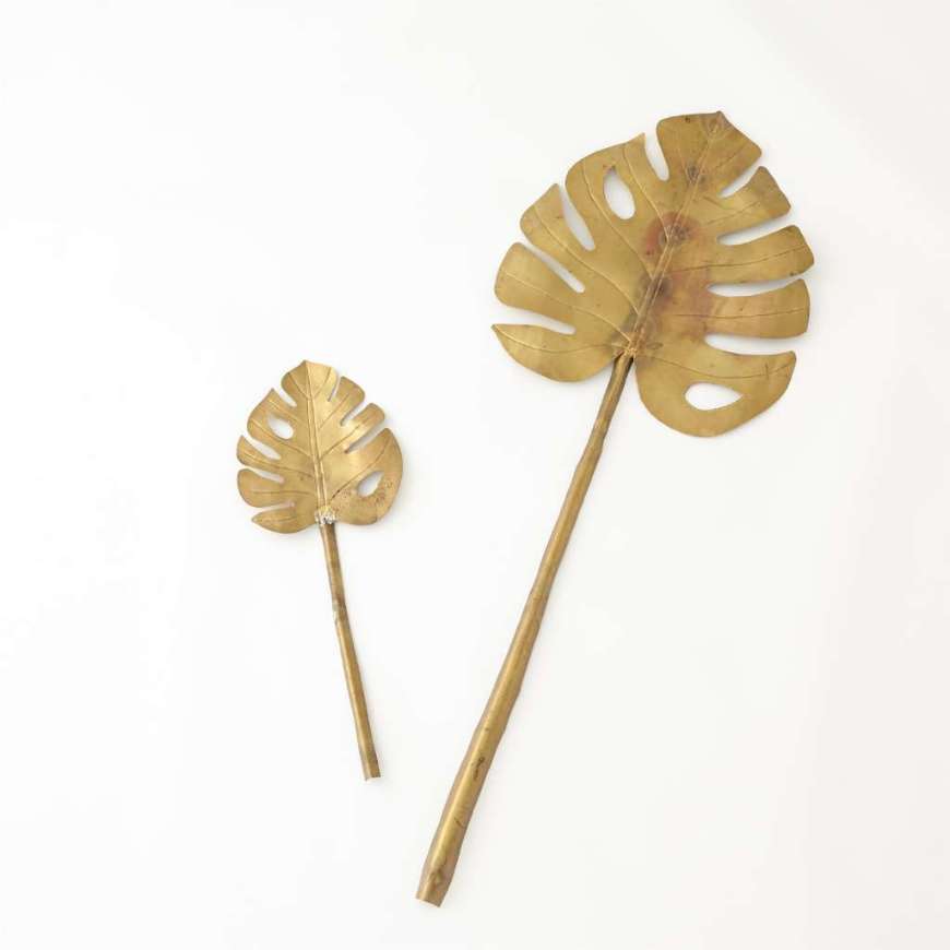 Picture of BRASS MONSTERA LEAF