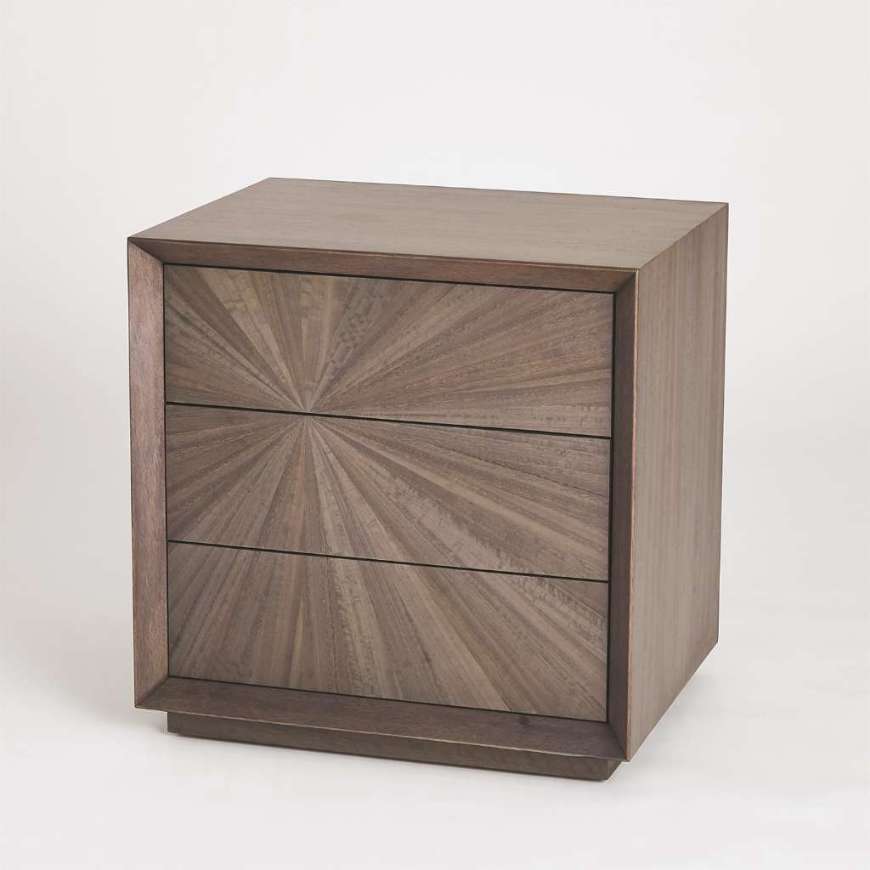 Picture of EUCALYPTUS BURST BEDSIDE CHEST- LEFT