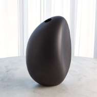 Picture of RIVER STONE VASES-BLACK