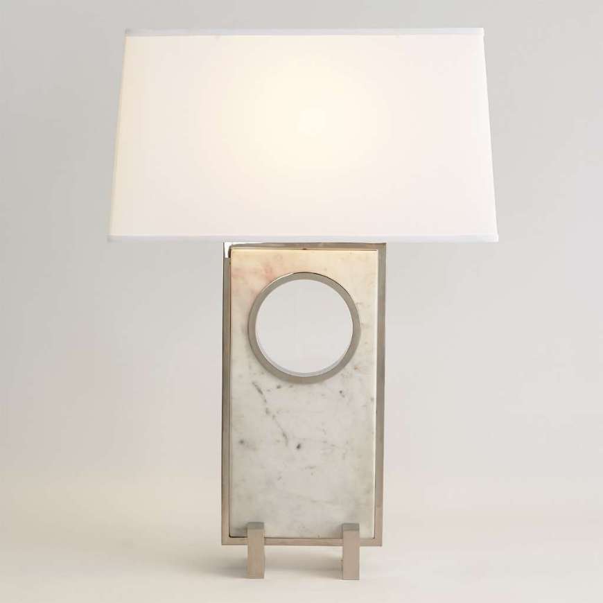 Picture of PASSAGEWAY TABLE LAMP-SHINY NICKEL-WIDE