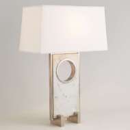 Picture of PASSAGEWAY TABLE LAMP-SHINY NICKEL-WIDE