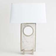 Picture of PASSAGEWAY TABLE LAMP-SHINY NICKEL-WIDE