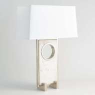 Picture of PASSAGEWAY TABLE LAMP-SHINY NICKEL-WIDE