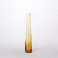 Picture of GLASS TOWER VASES-AMBER