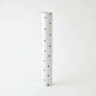 Picture of SPOTTED TUBE VASES-WHITE W/BLACK SPOTS