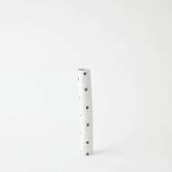 Picture of SPOTTED TUBE VASES-WHITE W/BLACK SPOTS