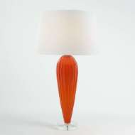 Picture of TEARDROP GLASS LAMP-ORANGE