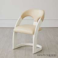 Picture of DELIA DINING CHAIR-WHITE BURL