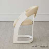 Picture of DELIA DINING CHAIR-WHITE BURL