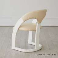 Picture of DELIA DINING CHAIR-WHITE BURL