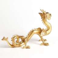 Picture of STANDING DRAGON-GOLD LEAF