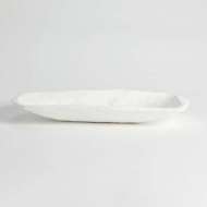 Picture of FAUX TIMBER RECTANGULAR BOWL-MATTE WHITE