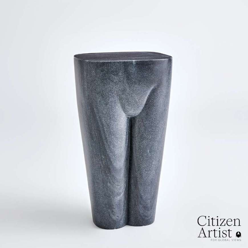 Picture of FEMME STOOL-BLACK MARBLE