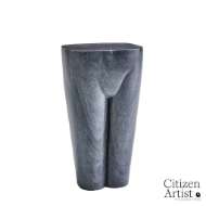 Picture of FEMME STOOL-BLACK MARBLE