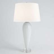 Picture of TEARDROP GLASS LAMP-WHITE