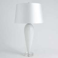 Picture of TEARDROP GLASS LAMP-WHITE