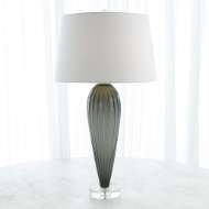 Picture of TEARDROP GLASS LAMP-GREY