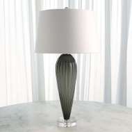 Picture of TEARDROP GLASS LAMP-GREY