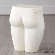 Picture of L'HOMME STOOL-WHITE