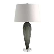 Picture of TEARDROP GLASS LAMP-GREY