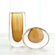 Picture of MICRO BUBBLE VASES-AMBER