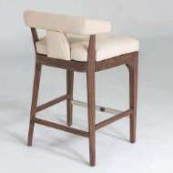 Picture of MODERNO STOOLS - IVORY MARBLE LEATHER