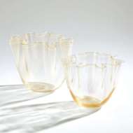 Picture of HANDKERCHIEF VASES-GOLD