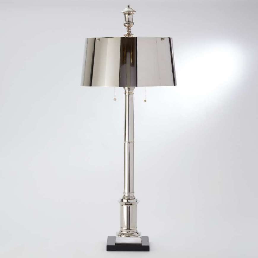 Picture of LIBRARY LAMP-NICKEL