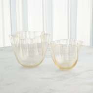 Picture of HANDKERCHIEF VASES-GOLD