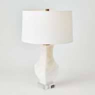 Picture of ALABASTER SQUARE URN LAMP