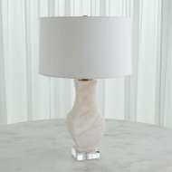 Picture of ALABASTER SQUARE URN LAMP