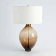 Picture of AMPHORA GLASS TABLE LAMP-TOPAZ