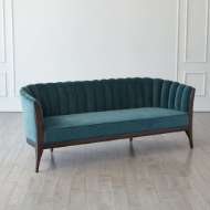 Picture of CHANNEL BACK SOFA-DRAGONFLY VELVET